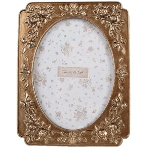 Clayre & Eef 2F1189 Photo Frame Gold-coloured 14x2x19...