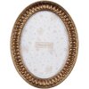 Clayre & Eef 2F1191 Photo frame oval gold 17x2x21 cm 13x18 cm