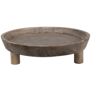 Clayre & Eef 6H2317 Decorative Wooden Bowl Brown...