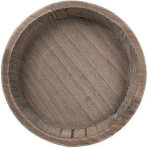 Clayre & Eef Decorative Bowl Wood Ø 27x4 cm...