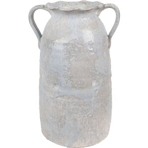 Clayre & Eef Vase 19x16x28 cm Grey Terracotta Country...