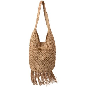 Juleeze JZBG0301 beach bag 35x35 cm brown synthetic...