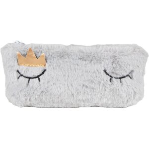 Juleeze JZWA0205 Wallet 21x2x10 cm grey faux fur with...