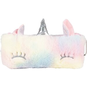 Juleeze JZWA0207 Purse Unicorn Faux Fur 21x2x14 cm Pastel