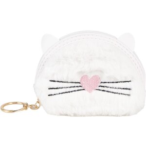 Juleeze JZWA0209 Wallet 12x2x9 cm white cat motif with...