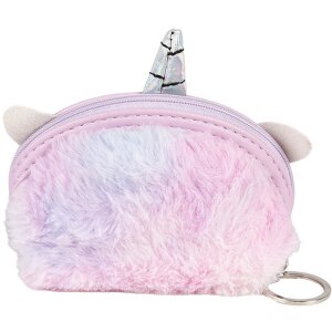 Juleeze JZWA0210 Wallet 12x2x9 cm Pink Unicorn Synthetic Keyring