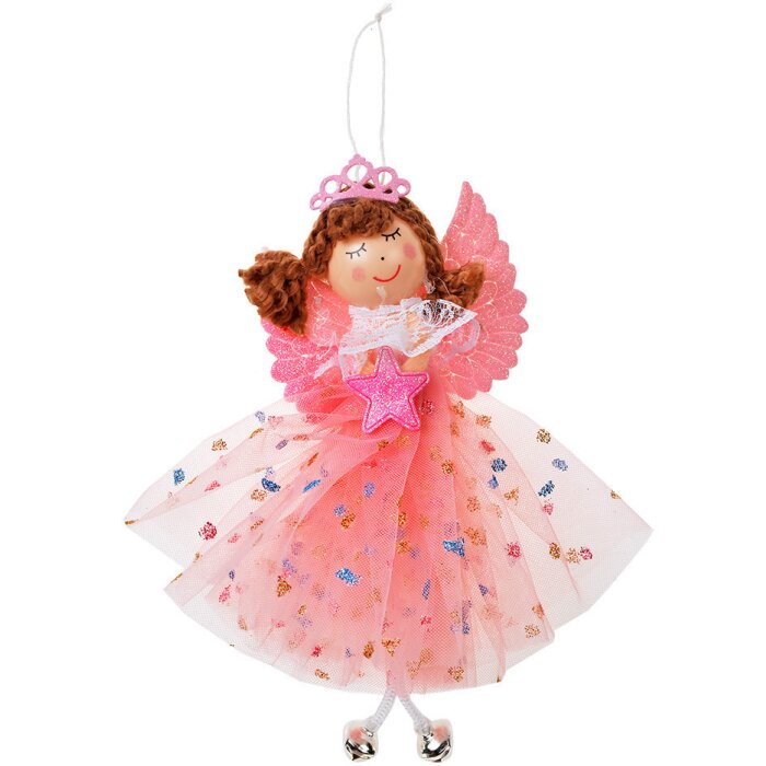 Clayre & Eef 65677P Decoration hanger angel 8x4x15 cm