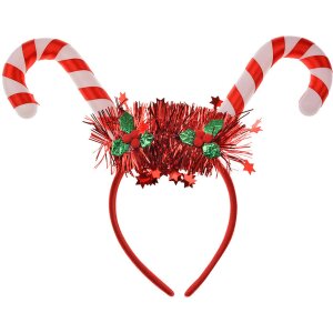 Clayre & Eef 65671 Hairband with candy cane 28x3x23 cm