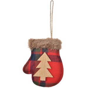 Clayre & Eef 65681 Hanging mittens 8x1x10 cm