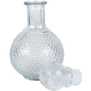 Clayre & Eef Carafe Retro Vintage Transparent Ø 11x21 cm 525 ml