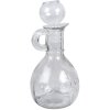 Clayre & Eef 6GL4898 Carafe Glass Ø 8x15 cm 175 ml Transparent Retro Style