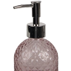 Clayre & Eef 6GL4899P Soap Dispenser Pink Glass...