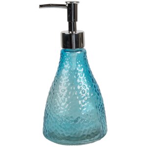 Clayre & Eef 6GL4900BL Soap Dispenser Glass Blue...