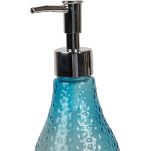 Clayre & Eef 6GL4900BL Soap Dispenser Glass Blue...