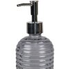 Clayre & Eef Soap Dispenser Black Ø 8x19 cm 400 ml Glass Bathroom Accessory