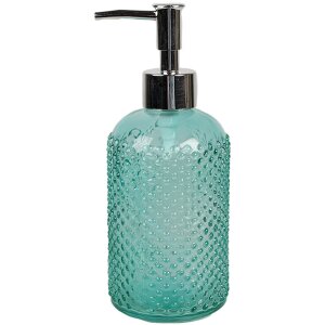 Clayre & Eef Soap Dispenser Green Ø 9x19 cm...