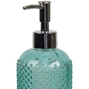 Clayre & Eef Soap Dispenser Green Ø 9x19 cm...