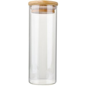 Clayre & Eef storage jar transparent Ø 5x16 cm...