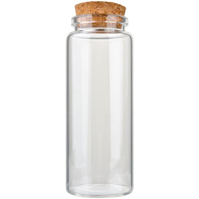 Clayre & Eef 6GL4912M Storage jar with lid Ø 4x13 cm