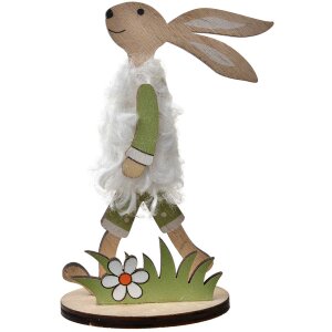 Clayre & Eef 65631 Decoration Rabbit 7x4x11 cm