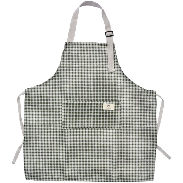 Clayre & Eef KT041.037GR Apron 65x70 cm Green