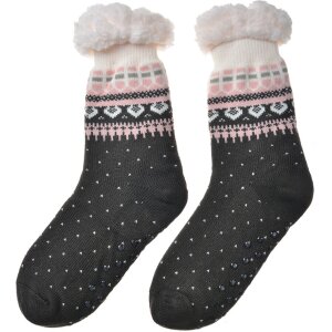 Juleeze JZSK0025Z Socks Black One Size non-slip warm