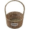 Clayre & Eef 65709 Basket Set 3 Seagrass Brown Ø 22/19/16 cm Country style