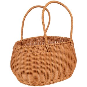 Clayre & Eef 65720 Storage Basket Brown Plastic...