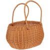 Clayre & Eef 65720 Storage Basket Brown Plastic 38x24x19/38 cm