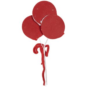 Clayre & Eef 65854 Decoration Lollipop 15x1x30 cm red white plastic