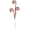 Clayre & Eef 65857 Decoration Candy Cane 68 cm Red Green Plastic