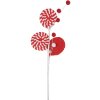 Clayre & Eef 65860 Decoration Lollipop red-white 12x1x42 cm