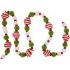 Clayre & Eef 65863 Christmas garland Ø 4 cm length 150 cm red green plastic