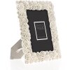 ZEP Portrait Frame Rose White 20x25 cm synthetic resin with rose decoration