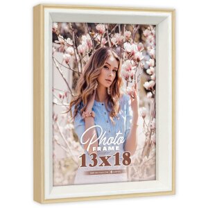 ZEP picture frame Essen 20x30 cm natural wooden frame clear glass portrait landscape format