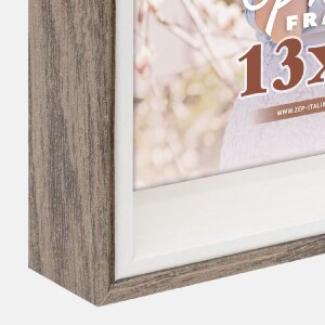 ZEP picture frame Essen 13x18 cm brown wooden picture...