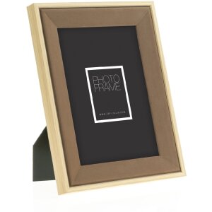 ZEP wooden photo frame Bochum 10x15 cm colour A clear glass cover natural look