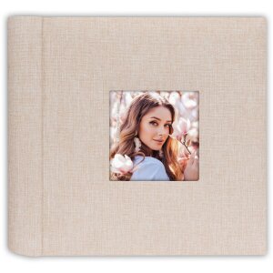 ZEP slip-in album Aura beige 200 photos 10x15 cm memo...