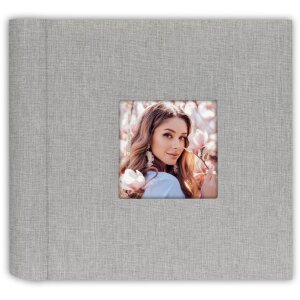 ZEP slip-in album Aura grey 200 photos 10x15 cm memo...