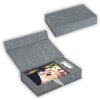 ZEP USB photo box Lodi grey linen 23x12.5x5 cm without USB stick