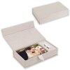 ZEP USB photo box Lodi cream linen cover 23x12 5x5 cm without USB stick