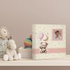 ZEP baby album Brian 24x24 cm pink with bear motif 40 pages photo cardboard