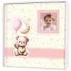 ZEP baby album Brian 24x24 cm pink with bear motif 40 pages photo cardboard