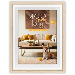 ZEP picture frame Bologna cream 18x24 cm MDF wood look...