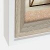 ZEP Bologna picture frame 18x24 cm white MDF wood look two-coloured