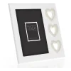 ZEP Wooden picture frame Merida White 13x18 cm with heart design