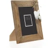 ZEP Wooden picture frame Lille Brown 15x20 cm with heart decoration