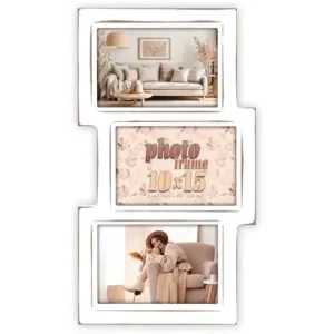 ZEP Wooden picture frame Kepler 3Q White 3 photos 10x15...