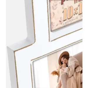 ZEP Wooden picture frame Kepler 2Q 2 photos 10x15 cm White