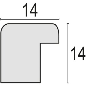 ZEP wooden frame Aosta White 30x45 cm wall frame 1.4 cm moulding profile